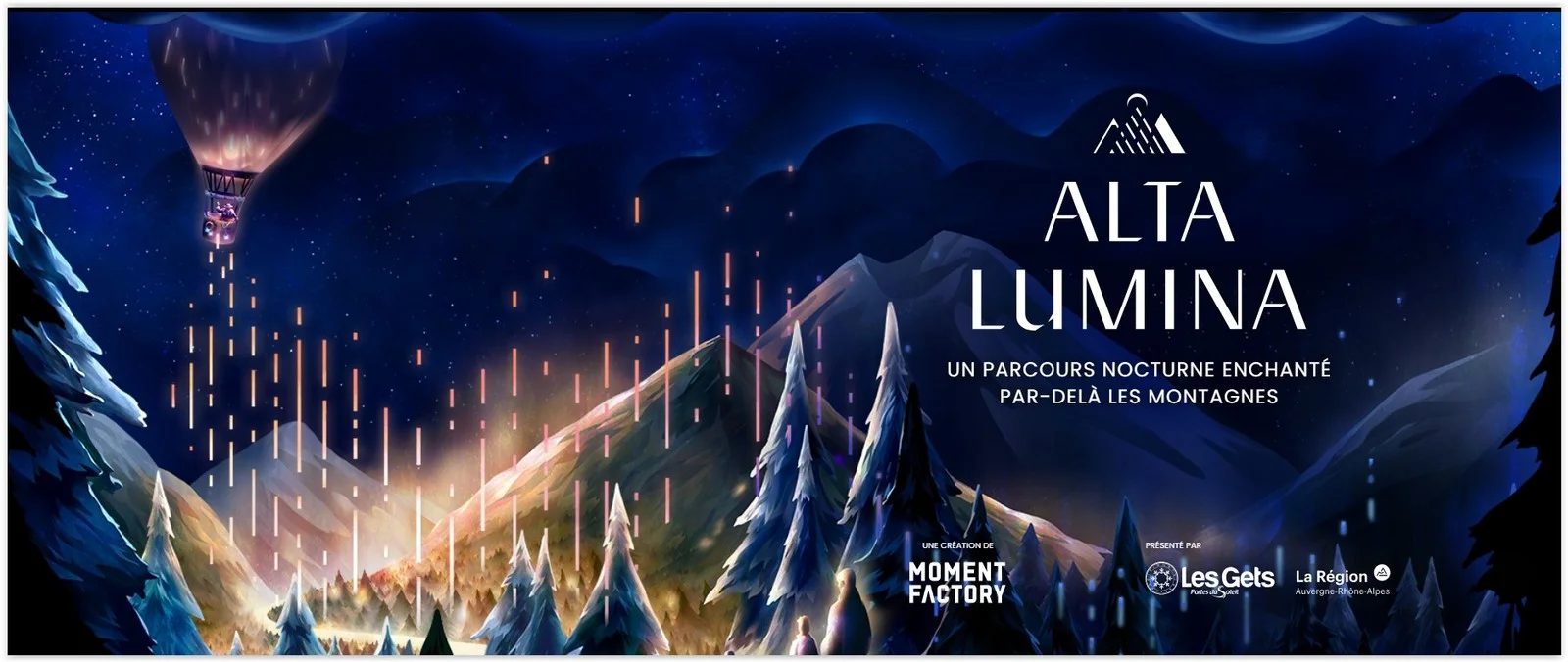 Alta Lumina illuminated night trail