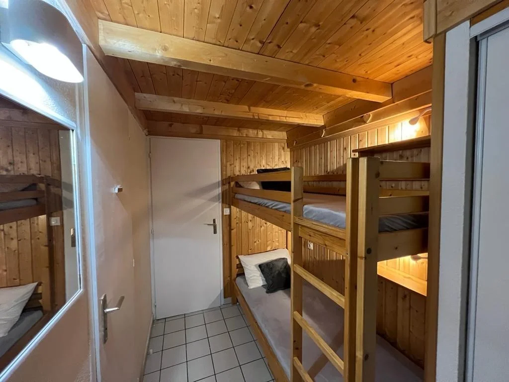 Bunk nook with bunk beds